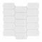 Msi Retro Picket Bianco SAMPLE Porcelain Mesh-Mounted Mosaic Tile ZOR-MD-0211-SAM - alternate 1